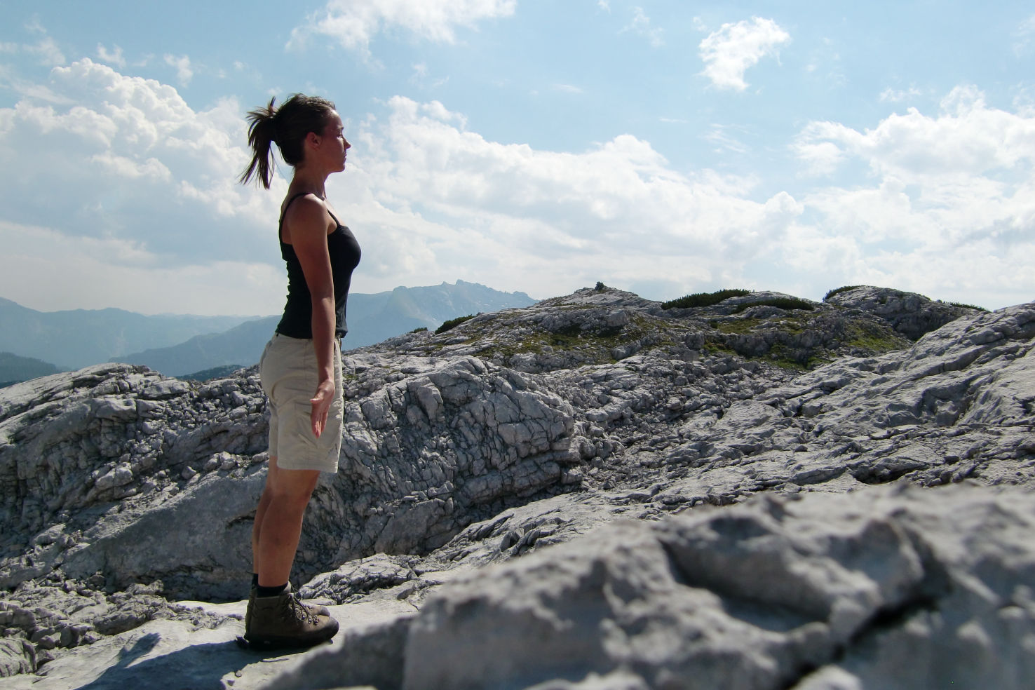 Yoga am Berg